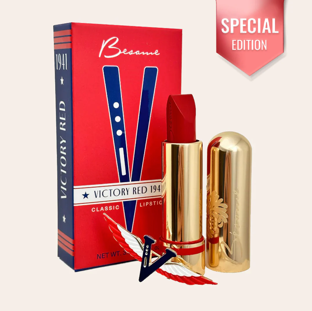 Besame Cosmetics Victory Red (1941) Set (Special Edition)
